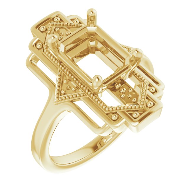 Vintage-Inspired Accented Ring
