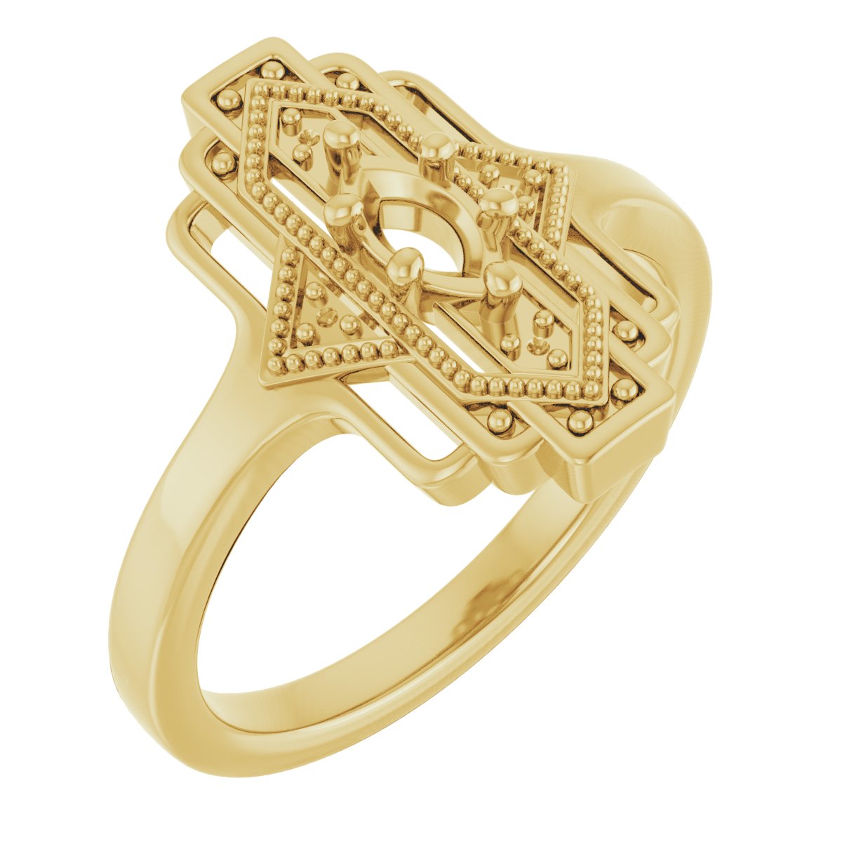 Vintage-Inspired Accented Ring