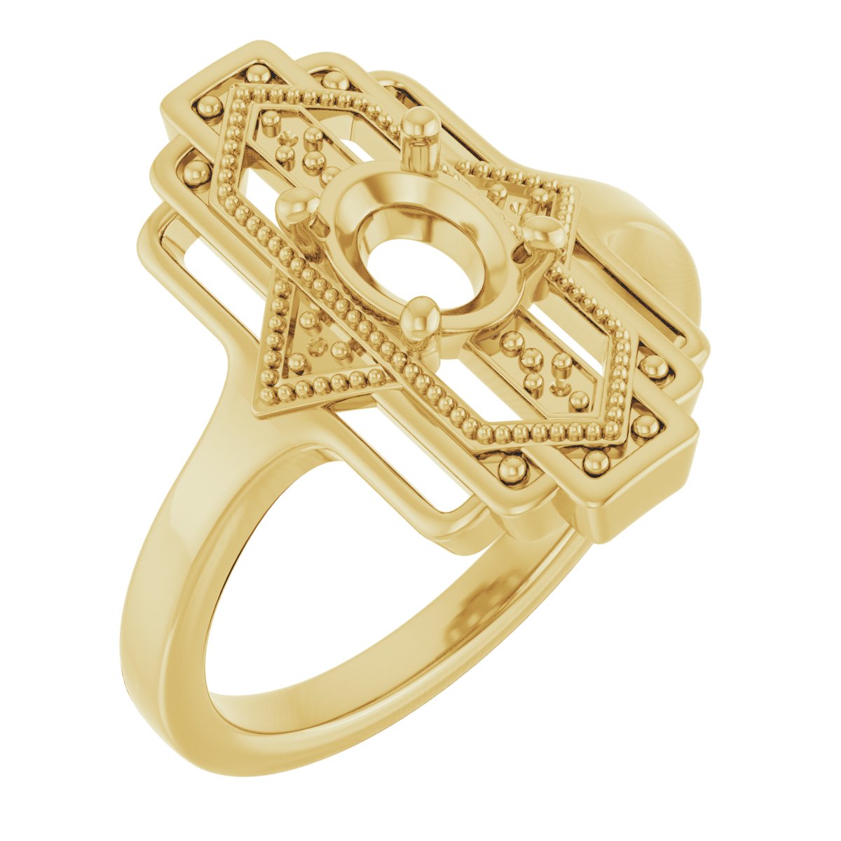 Vintage-Inspired Accented Ring