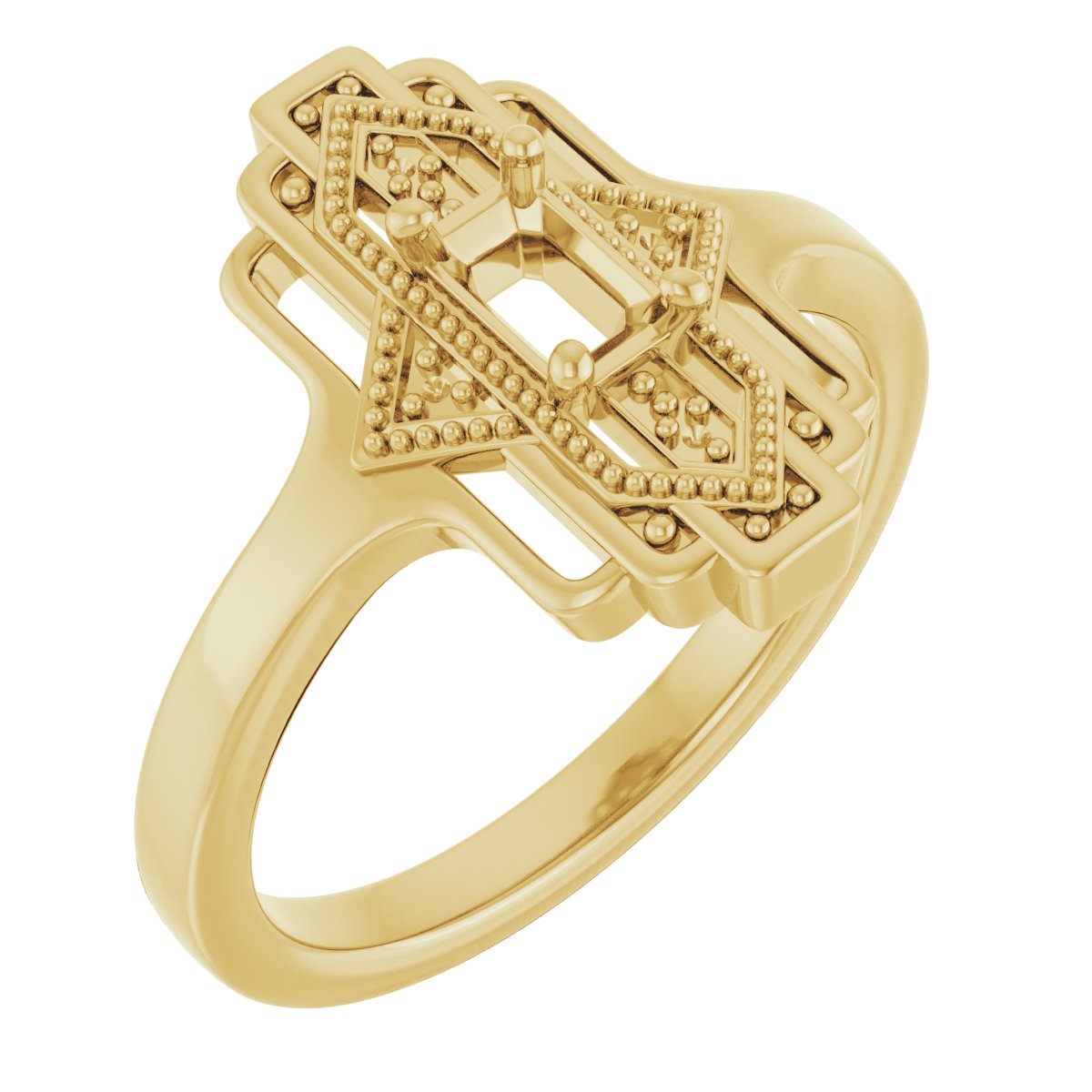 Vintage-Inspired Accented Ring