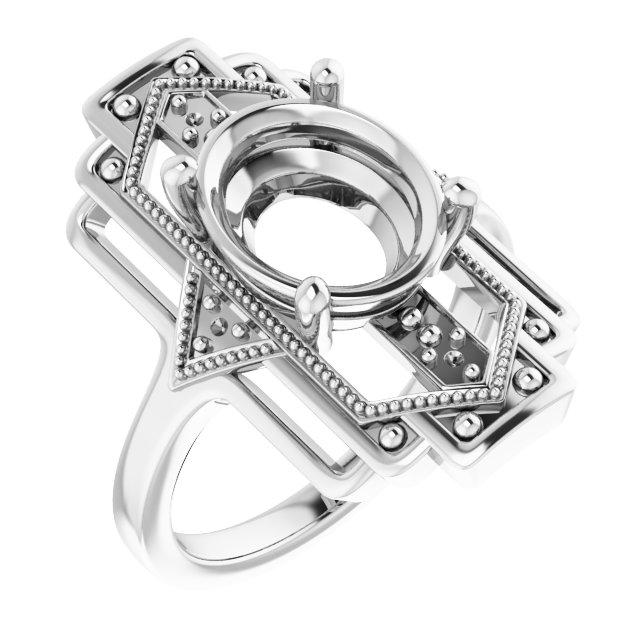 Vintage-Inspired Accented Ring