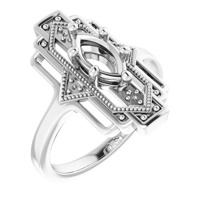 Vintage-Inspired Accented Ring