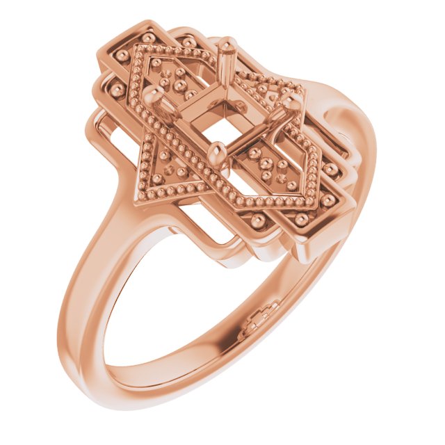 Vintage-Inspired Accented Ring