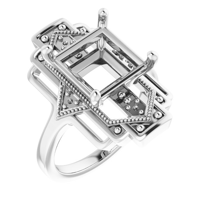 Vintage-Inspired Accented Ring