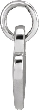 7.9x4.9 mm Engravable Heart Pendant view 2