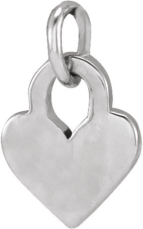 Engravable Heart Necklace or Pendant