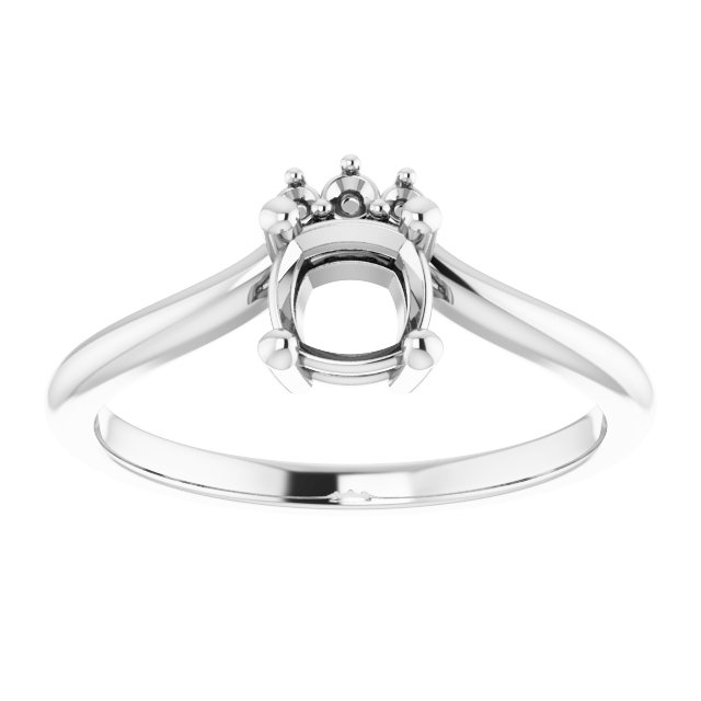 8x5 mm Pear Ring Mounting view 3