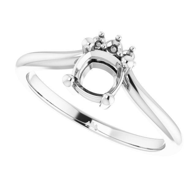 8x5 mm Pear Ring Mounting view 5