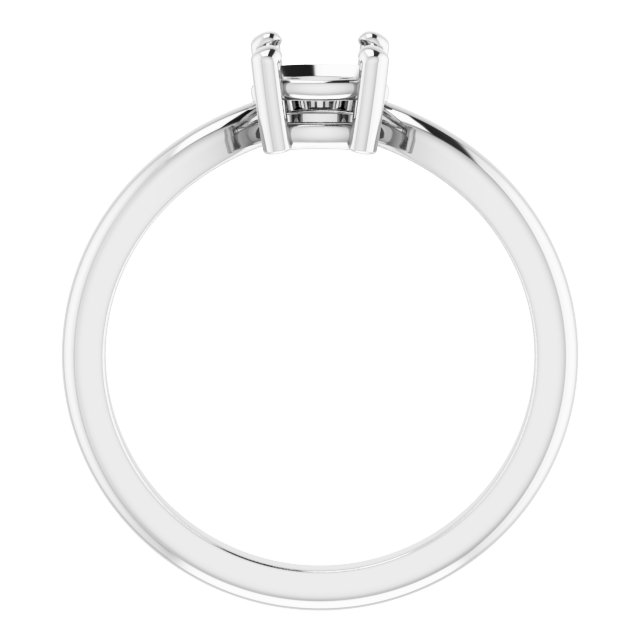 8x5 mm Pear Ring Mounting view 2