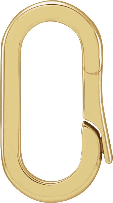 14K Yellow 10.8x4.1 mm ID Elongated Charm Bail Stuller
