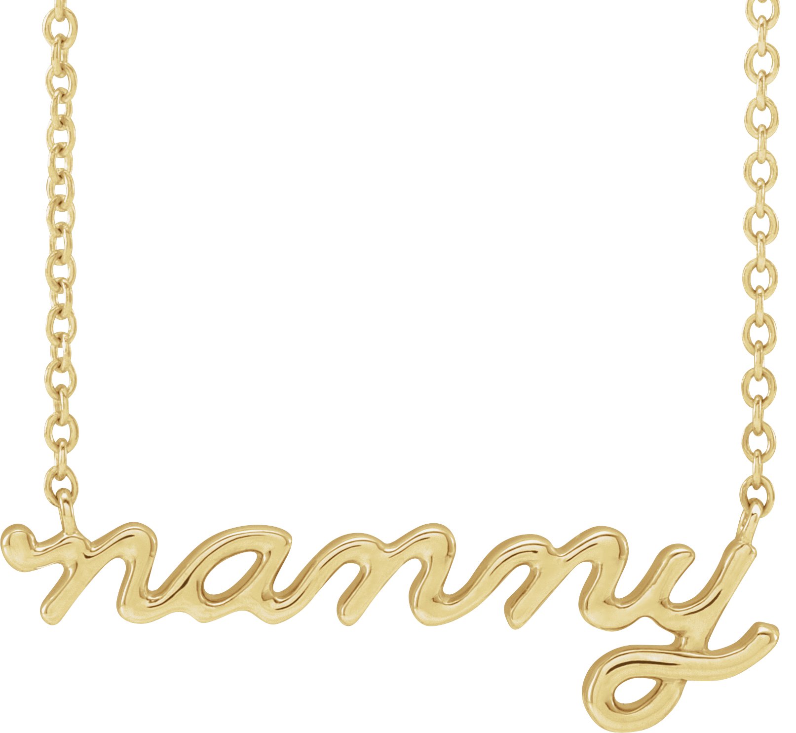 14K Yellow Nanny 18" Necklace