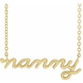 Nanny Necklace or Center