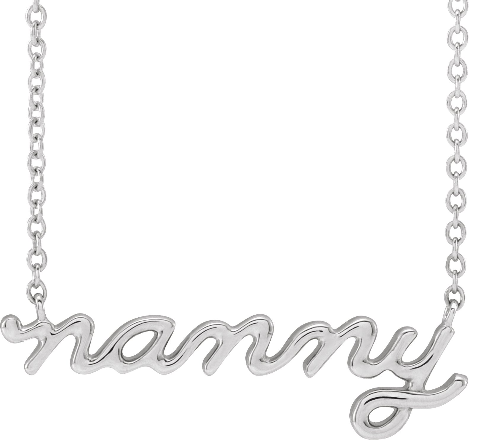 Sterling Silver Nanny 18 inch Necklace Ref 18745659