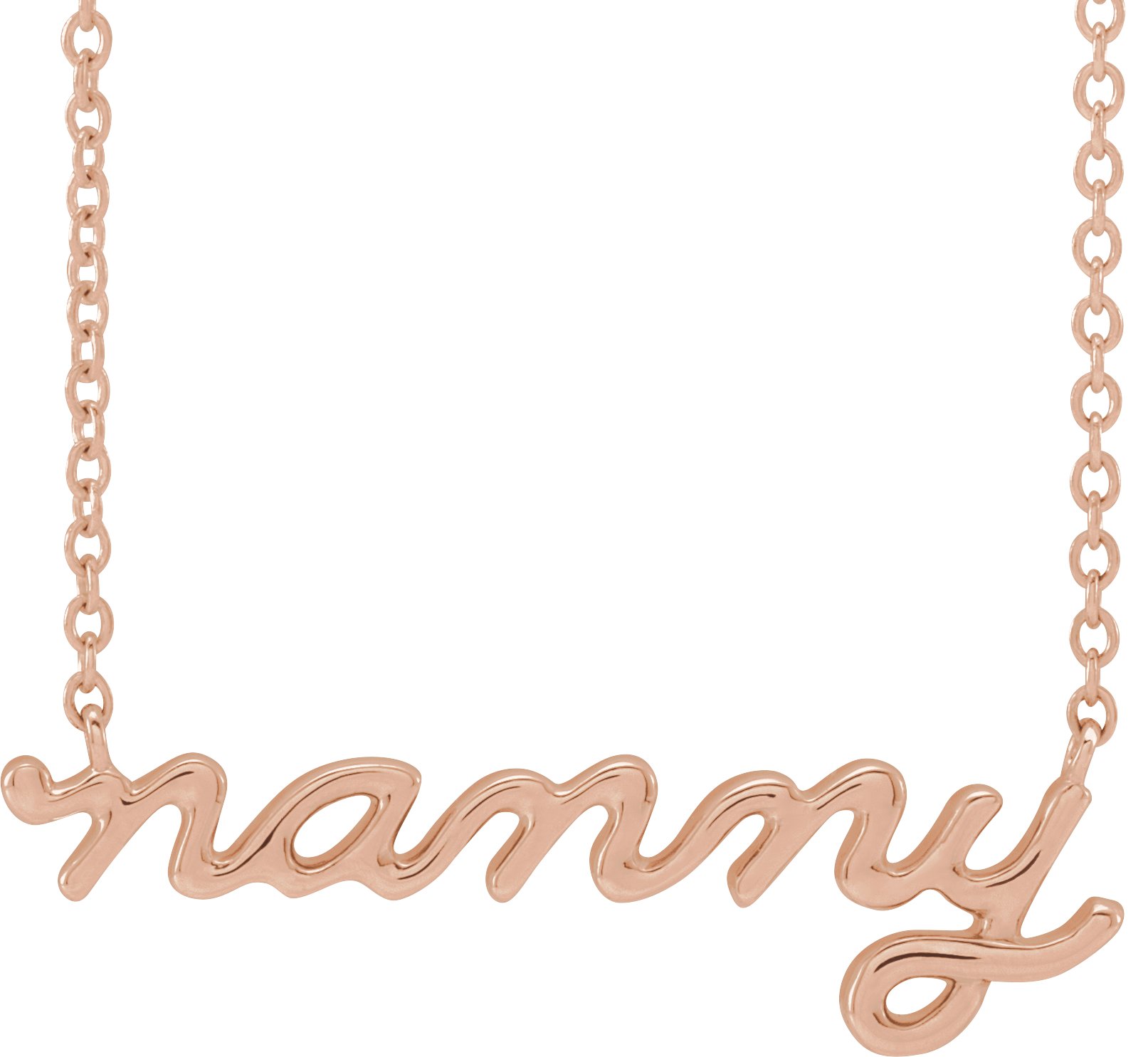 14K Rose Nanny 18" Necklace