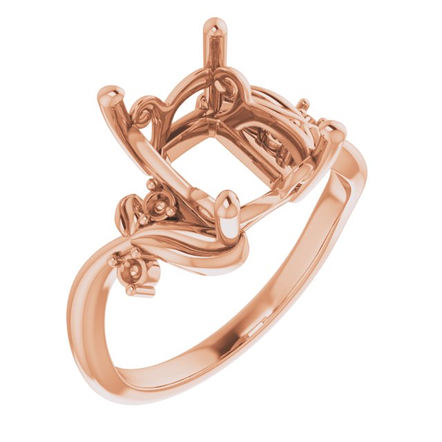 Floral Accented Ring