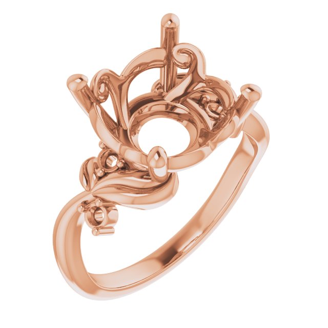 Floral Accented Ring
