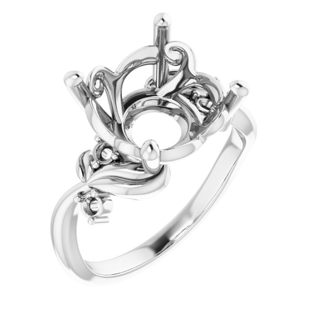 Floral Accented Ring