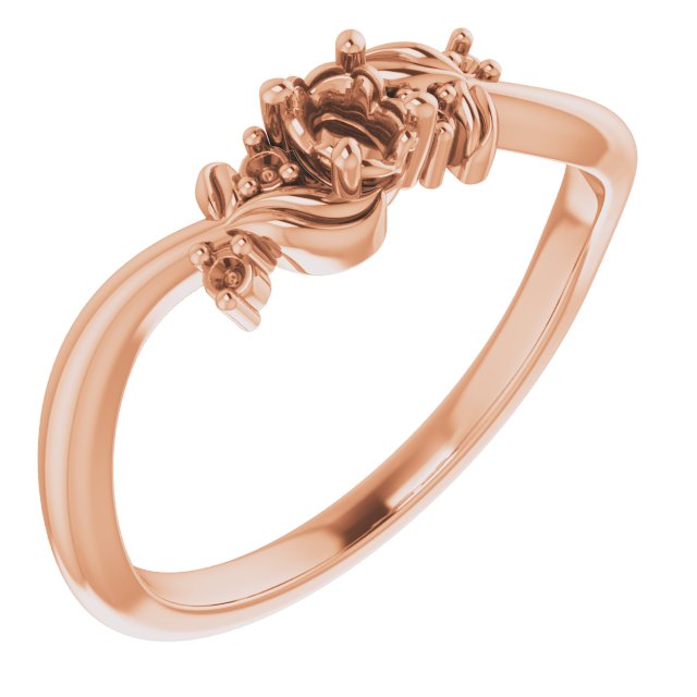 Floral Accented Ring