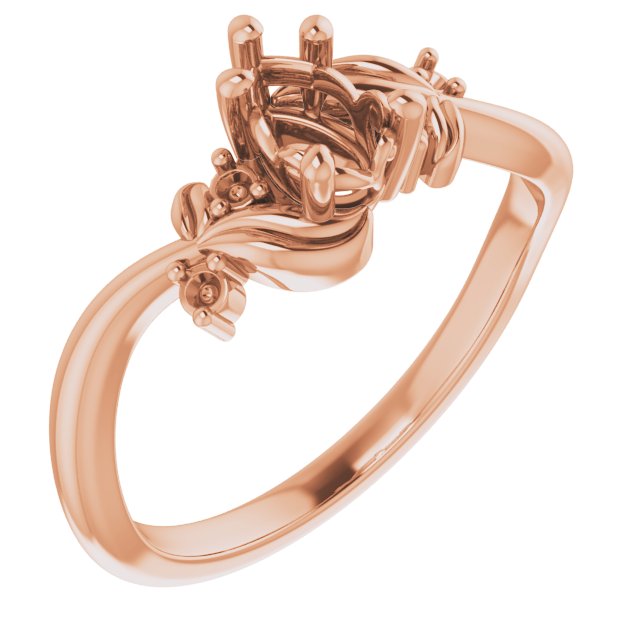 Floral Accented Ring