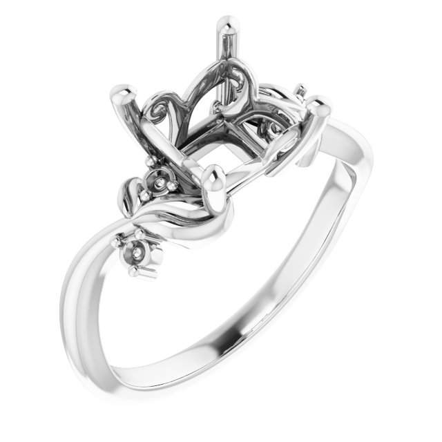 Floral Accented Ring