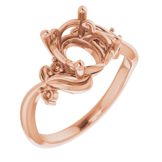 Floral Accented Ring