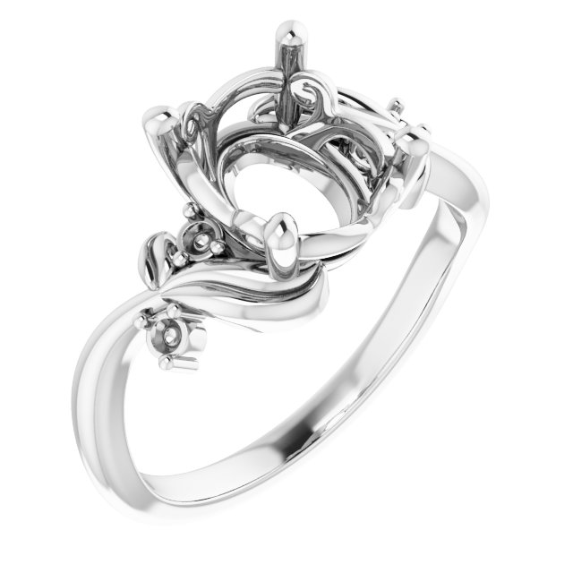Floral Accented Ring