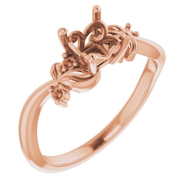 Floral Accented Ring