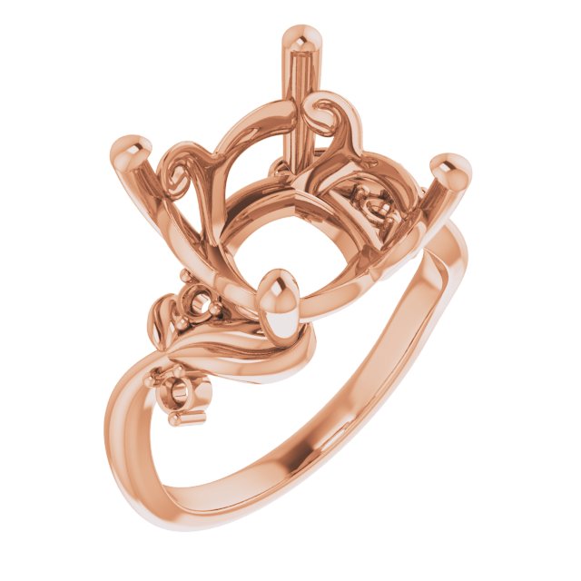 Floral Accented Ring