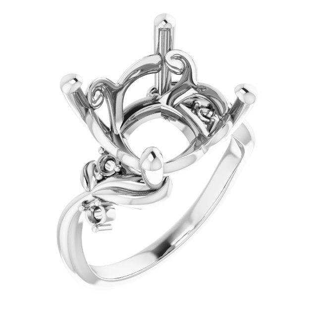 Floral Accented Ring