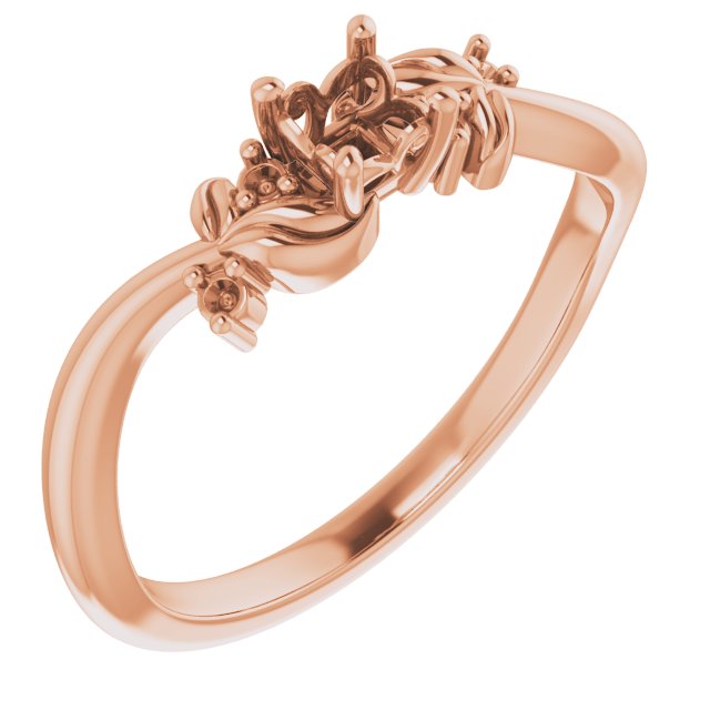Floral Accented Ring