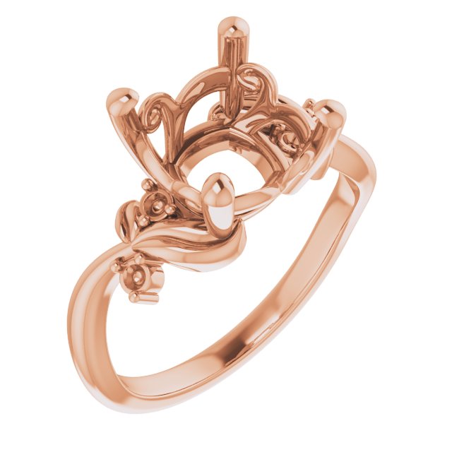 Floral Accented Ring