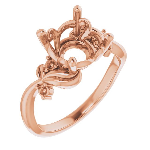 Floral Accented Ring