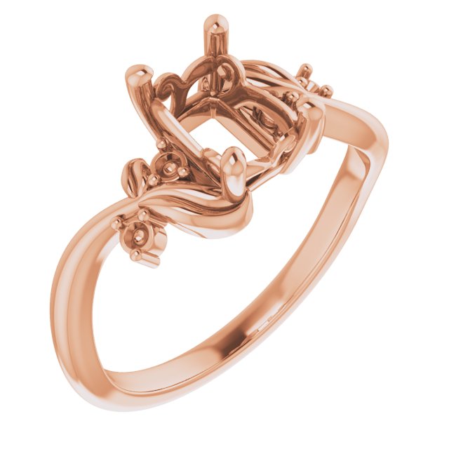 Floral Accented Ring