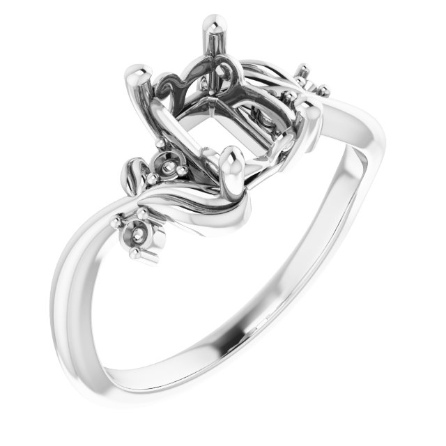 Floral Accented Ring