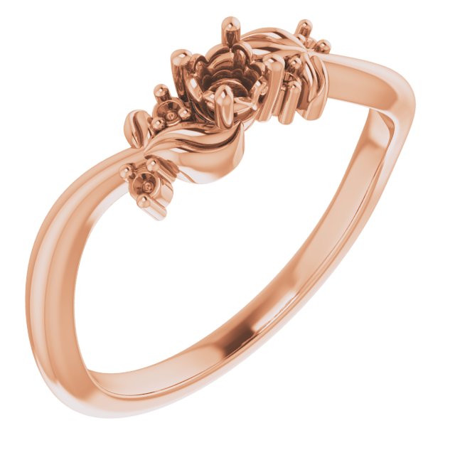 Floral Accented Ring