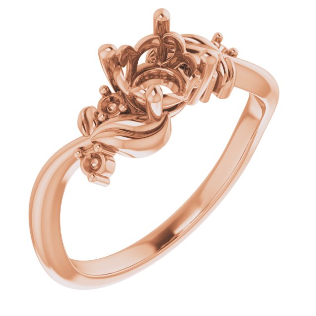 Floral Accented Ring