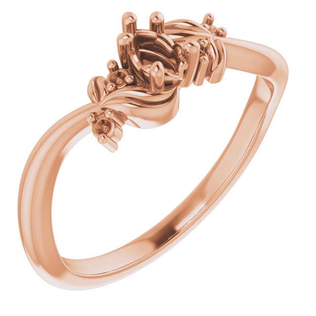 Floral Accented Ring