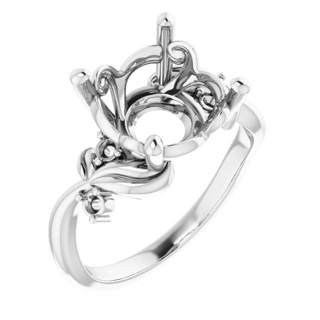 Floral Accented Ring