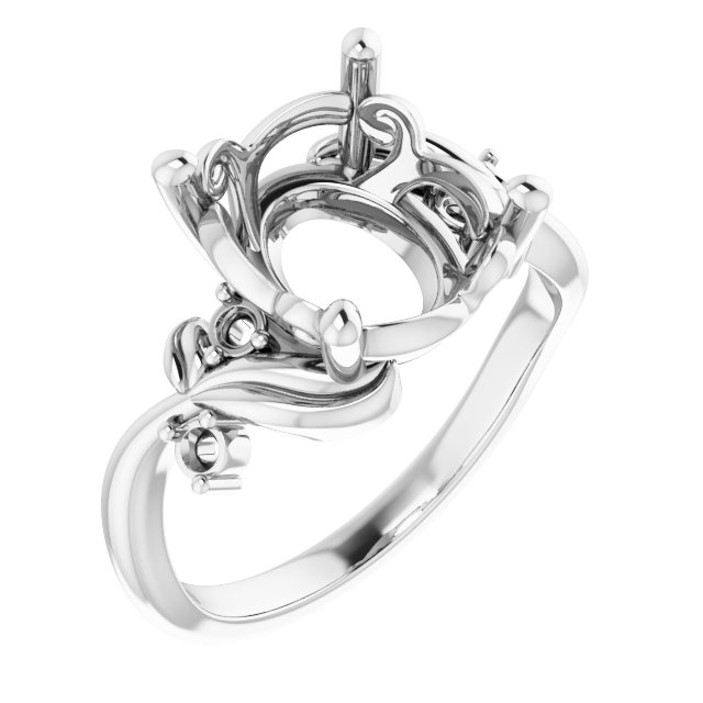 Floral Accented Ring