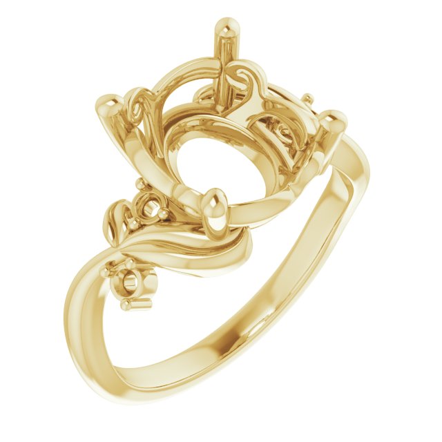 Floral Accented Ring