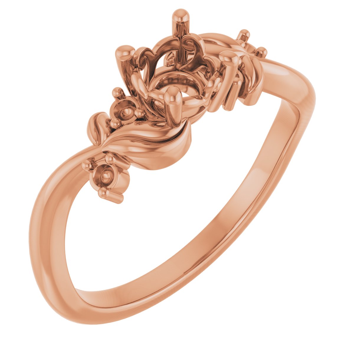 Floral Accented Ring