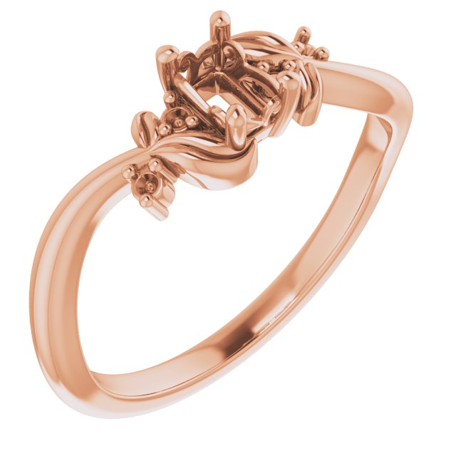 Floral Accented Ring
