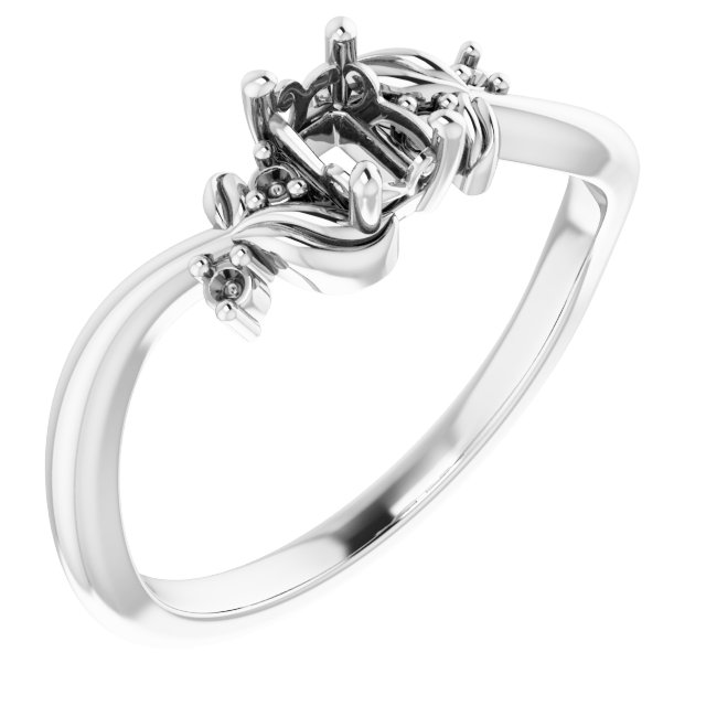 Floral Accented Ring