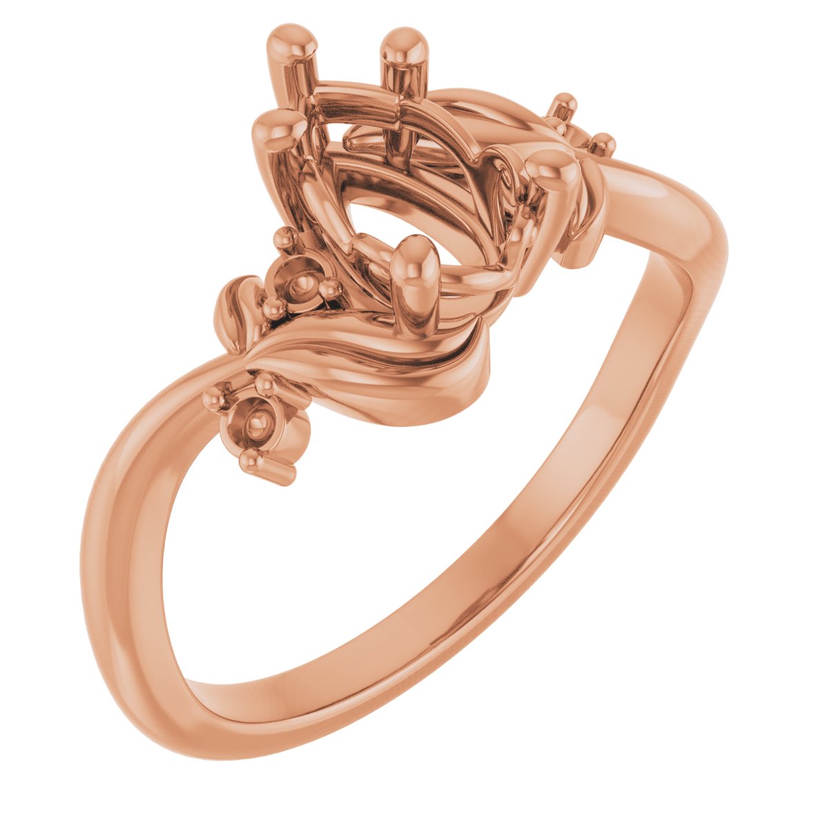 Floral Accented Ring
