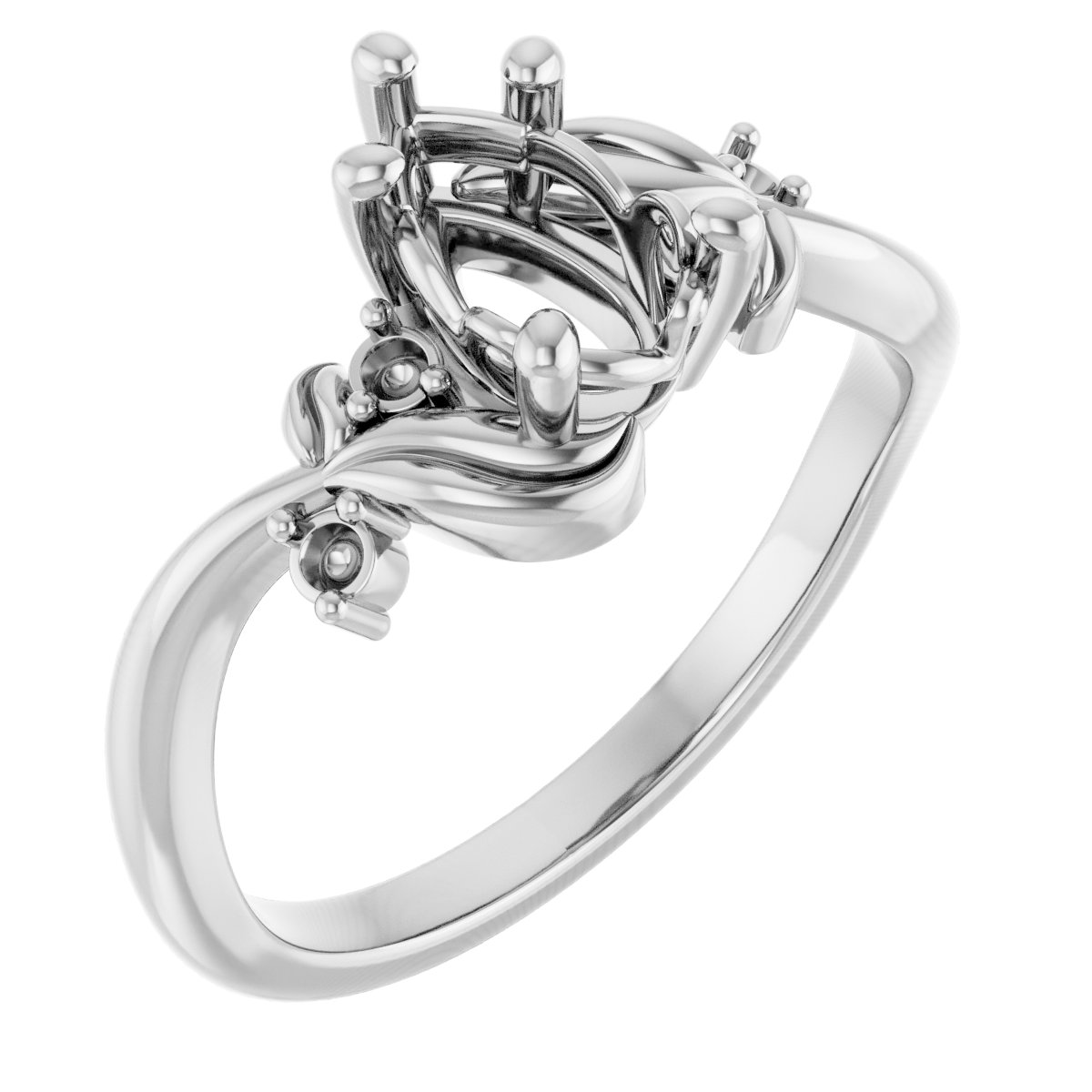 Floral Accented Ring