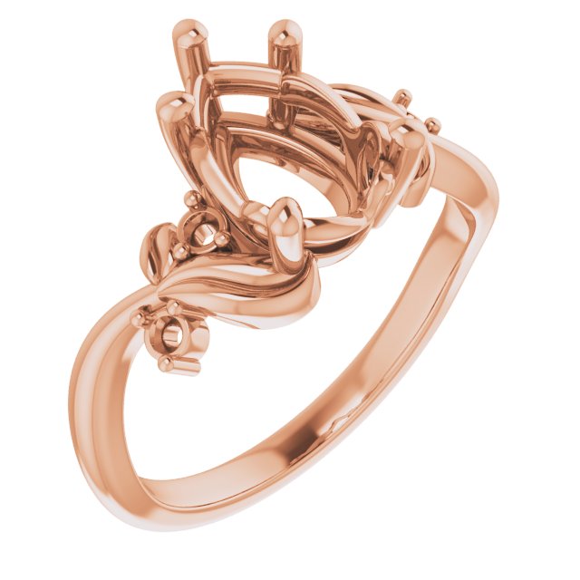 Floral Accented Ring