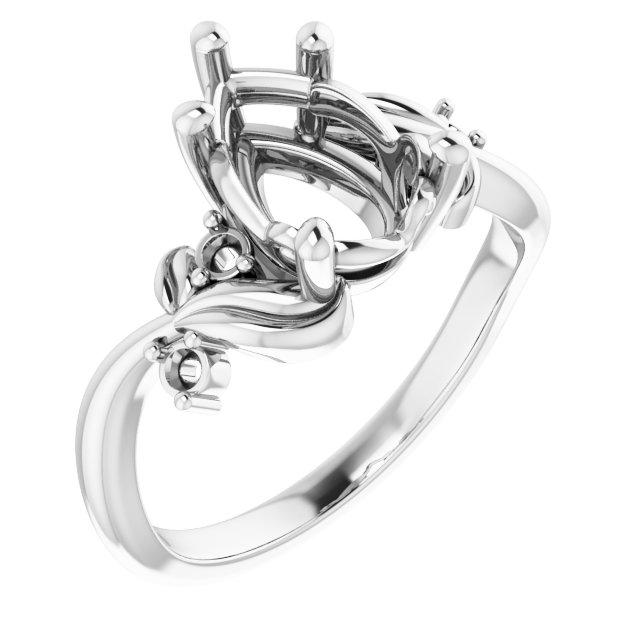 Floral Accented Ring