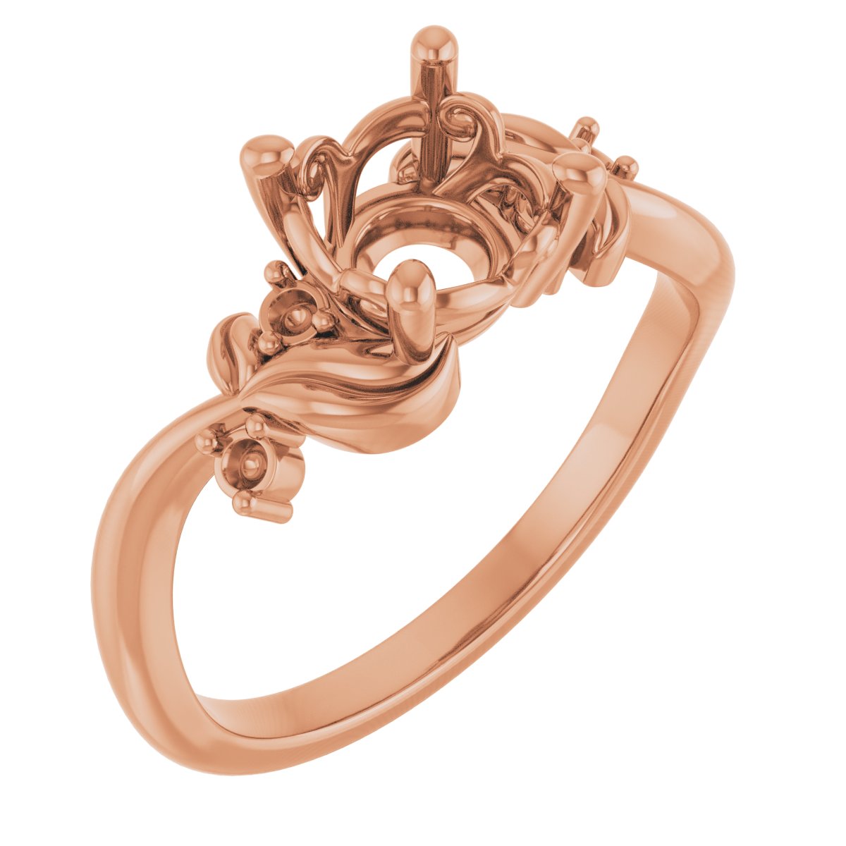 Floral Accented Ring