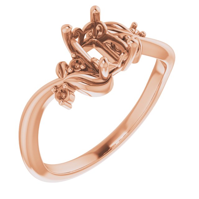 Floral Accented Ring