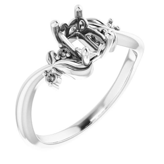 Floral Accented Ring